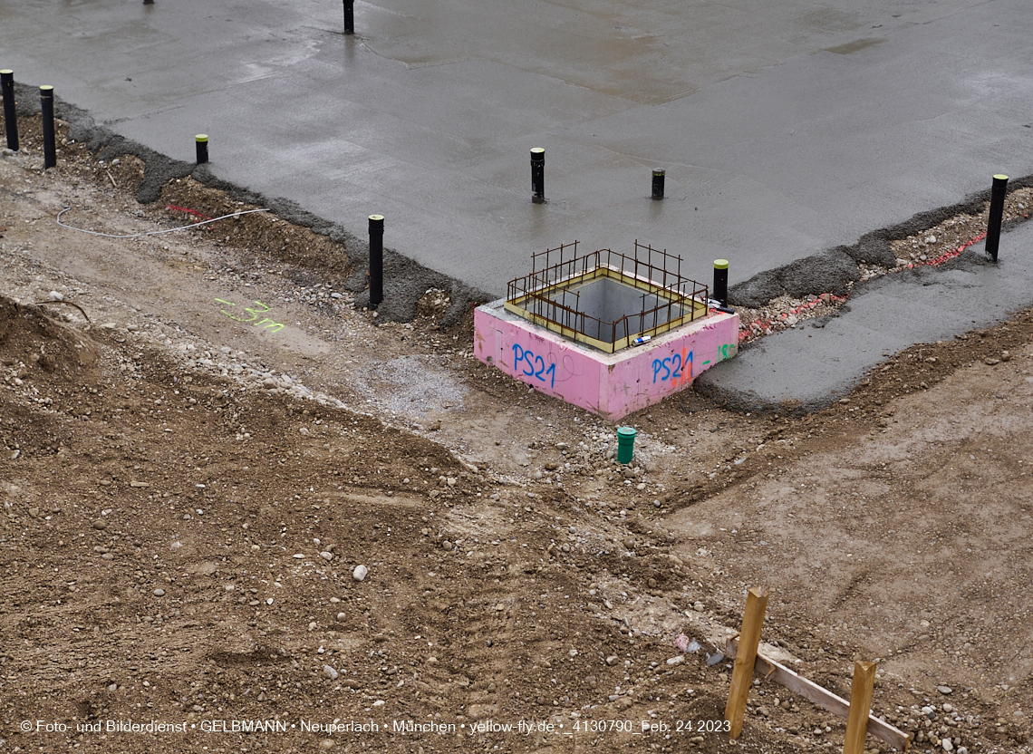 24.02.2023 -  Baustelle Haus für Kinder in Neupelach Quiddestraße 3